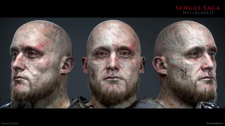 Slaver head 360 render - Hellblade 2