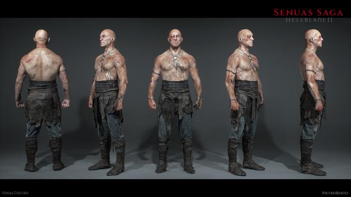 Slaver body 360 render - Hellblade 2
